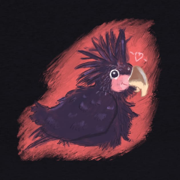 Baby Palm Cockatoo by JessaCreation